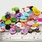 Random 100 Pieces Small Plastic Buttons DIY Sewing Craft Accessory (Mix)